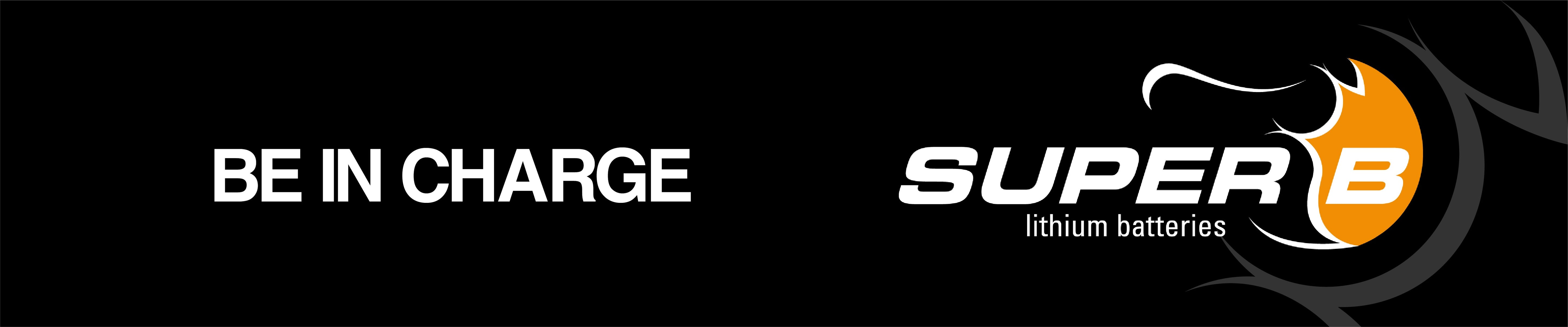 Super B lithium battery banner